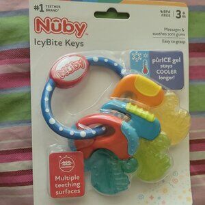 Nuby icybite keys teether 3+months
